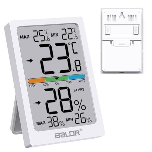 Termoigrometro Digitale con Ampio Schermo LCD e Indicatore di Comfort