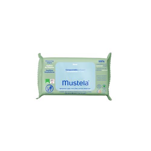 Mustela Salviette Cambio Pannolino Compostabili Profumate (60 Pezzi)