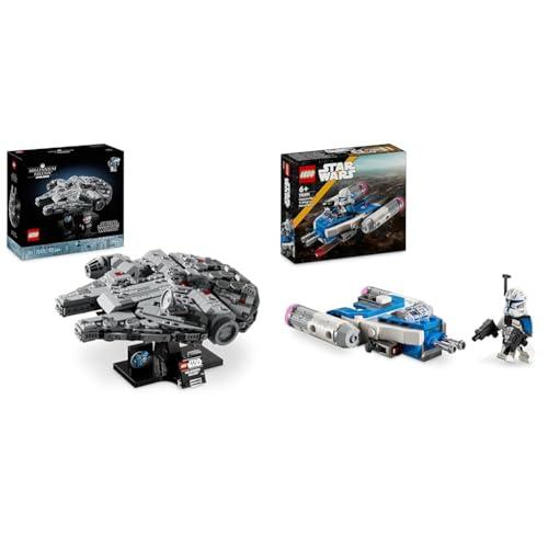 LEGO Star Wars Millennium Falcon 25° anniversario + Captain Rex Y-Wing Microfighter