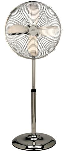 DCG Eltronic VE9090 - Ventilatore a Colonna in Metallo Cromo