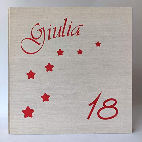 Album Fotografico 18 Anni Artigianale in Tela di Lino Stelline