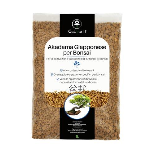 GebEarth® - Akadama Giapponese Professionale per Bonsai 2-5mm - 1 Litro