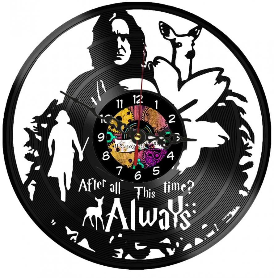 Orologio da Parete in Vinile Harry Potter - Severus Piton Always