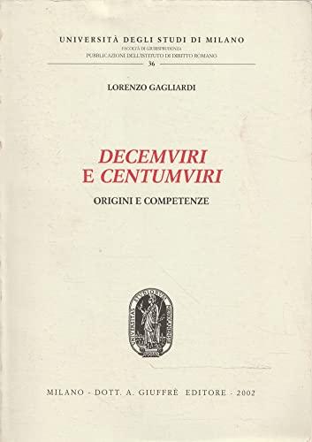 Decemviri e centumviri
