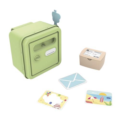 Smoby Life - Cassetta postale - Accessorio per casetta da gioco - Include pacco, biglietto, invito e busta - Materiale riciclato - Dai 2 anni in su - Prodotto in Francia