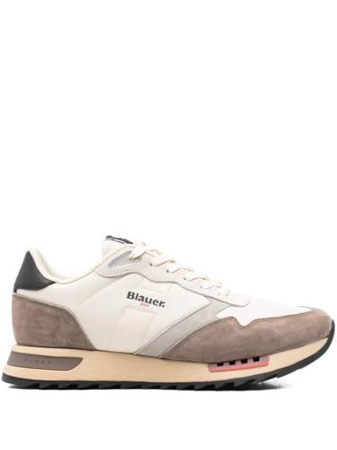 Blauer Man Sneaker Color Taupe Black, Size 42 EU Tau Blk - Taupe Black 42