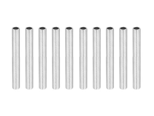 Kit 10 Barre Filettate M10 in Acciaio Zincato per Portalampade e Lampadari