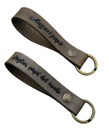 Portachiavi in Vera Pelle Personalizzato
