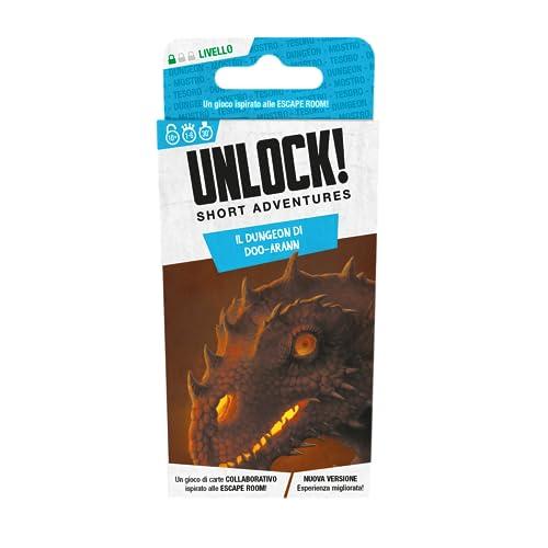 Asmodee Unlock! Short Adventures: Il Dungeon di Doo-Arann - Escape Room Portatile