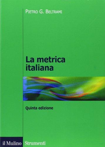 La Metrica Italiana - Quinta Edizione