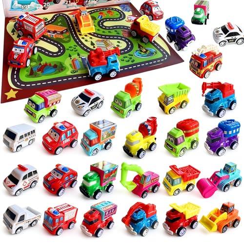 Calendario dell'Avvento Cars 2025 con Macchinine Giocattolo