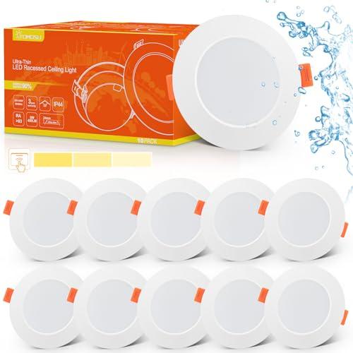 Tomosu 10x Faretti LED da Incasso Dimmerabile 5W Bianco Naturale