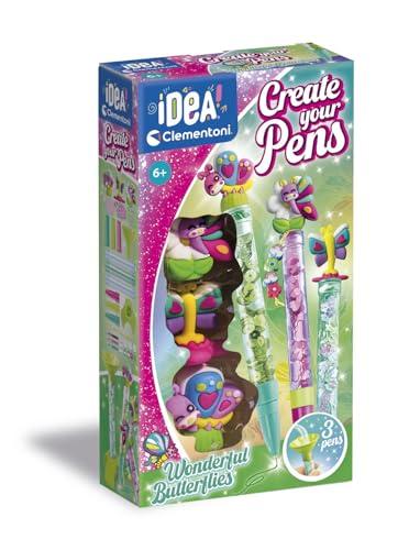 Clementoni Idea - Create Your Pens: Wonderful Butterflies