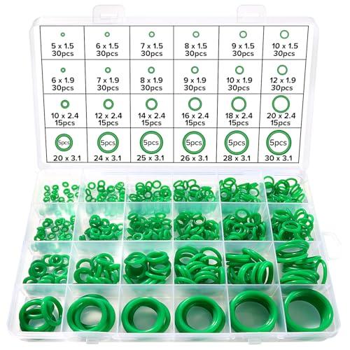 Lyeteung Kit Assortimento O-Ring in Silicone, 480 Pezzi, 24 Misure