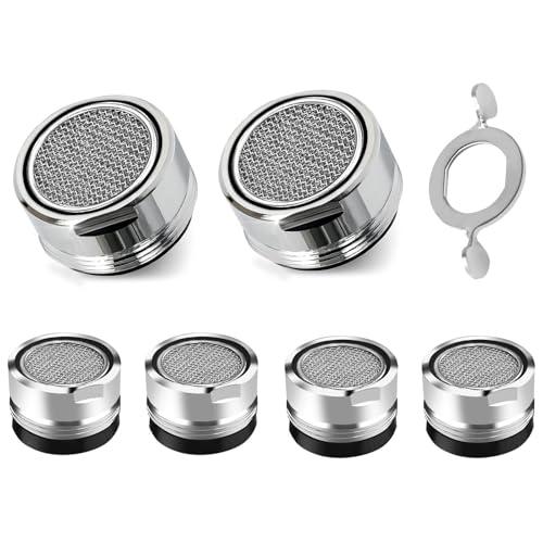 SURFOU Aeratore Rubinetto Bagno M24 - Kit 6 Pezzi con Filtri e Accessori per Installazione