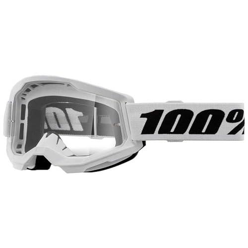 Maschera 100% Strata 2 White - Lente Trasparente
