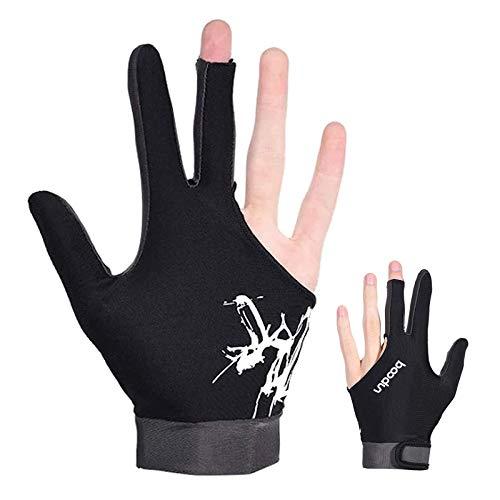 Guanto da Biliardo Zeaye a Tre Dita in Lycra Elastica