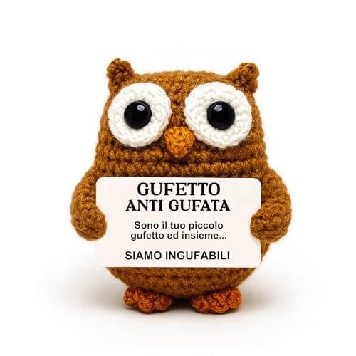 DAF Gufetto Anti Gufata© - Simpatico Portafortuna Amigurumi da Regalare