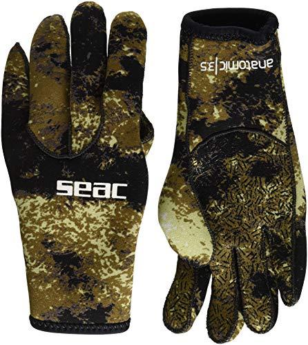 SEAC Anatomic Camo Gloves - Guanti da Sub in Neoprene 3.5mm