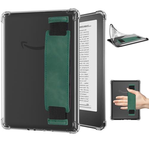 Custodia Trasparente LKV per Kindle Paperwhite (11a Generazione, 2021) con Cinturino da Polso