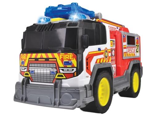 Dickie Toys - Fire Rescue Unit (30 cm) - Camion dei Pompieri con Scala e Funzione di Tiro