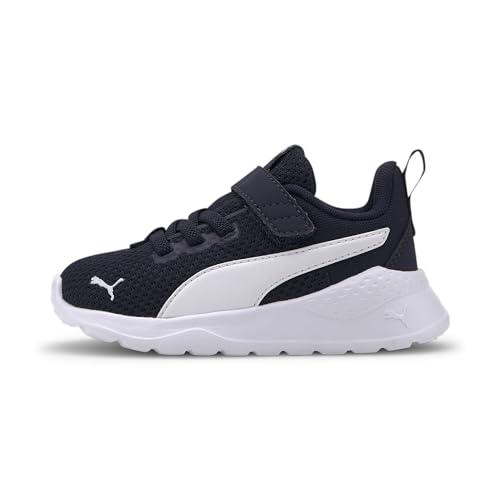PUMA Anzarun Lite AC Inf, Scarpe da Ginnastica Unisex - Bimbi 0-24, Peacoat Puma White, 26 EU