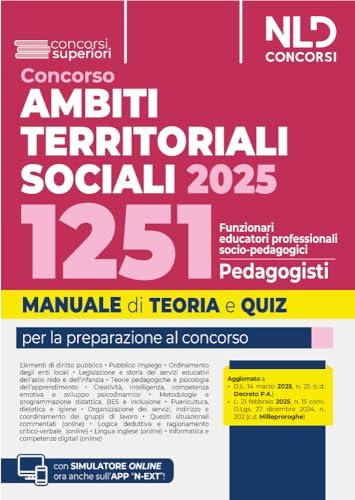 Manuale Concorso ATS Funzionari Educatori: Teoria e Quiz per 1251 Posti