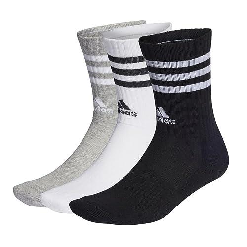 Calze Adidas Unisex 3-Stripes Cushioned Crew (3 Paia)