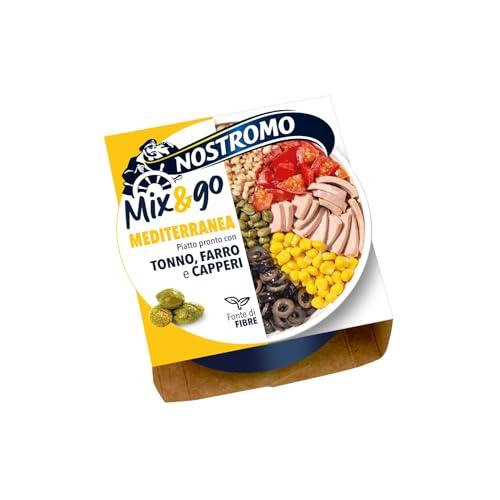 Nostromo Mix&Go Mediterranea con Tonno, Farro e Capperi - 190g