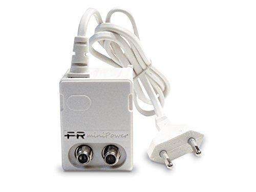 Fracarro MINI Power 12P Alimentatore Antenna TV, 12V 200mA, Bianco