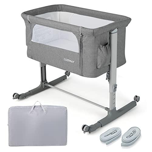 Culla Neonato Multifunzione COSTWAY 3 in 1