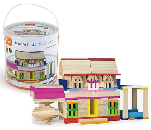 VIGA Barrel Cubes: Set di costruzioni in legno per stimolare l'immaginazione