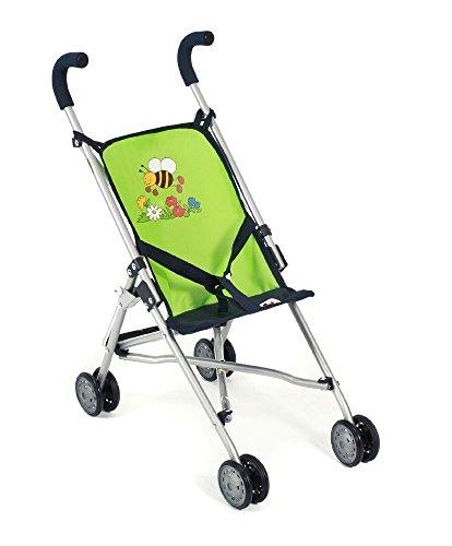Bayer Chic 2000 601 16 - Mini Buggy Roma, Passeggino per Bambole, Calabrone, Verde