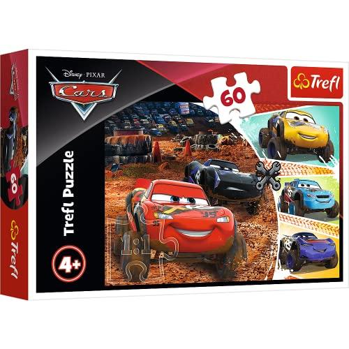 Trefl Puzzle Disney Cars 60 Pezzi - Saetta McQueen con Gli Amici