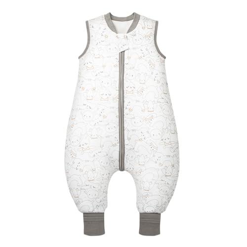 MIKAFEN Sacco Nanna Invernale con Gambe - Gattino (90-100 cm/18-36 Mesi)