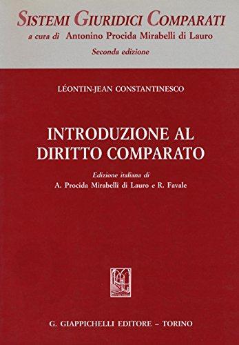 Introduzione al diritto comparato