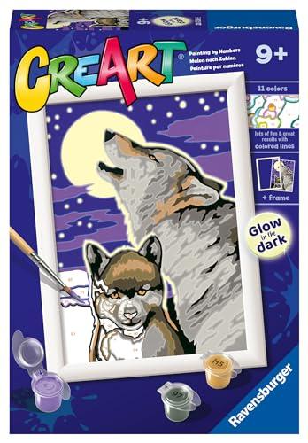 Ravensburger - CreArt Serie E: Lupi, Kit per Dipingere con i Numeri