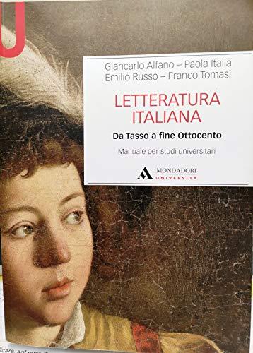 Letteratura Italiana. Manuale per studi universitari