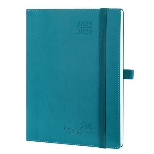 Agenda 2025-2026 Settimanale Verticale POPRUN - Verde Pacifico