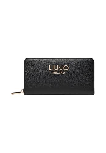 Liu Jo Portafoglio Zip Around Grande Caliwen Nero