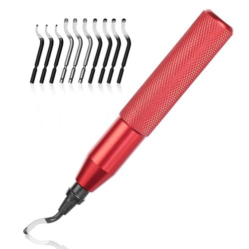 Flintronic Sbavatore di Attrezzi Set con 11 Lame HSS