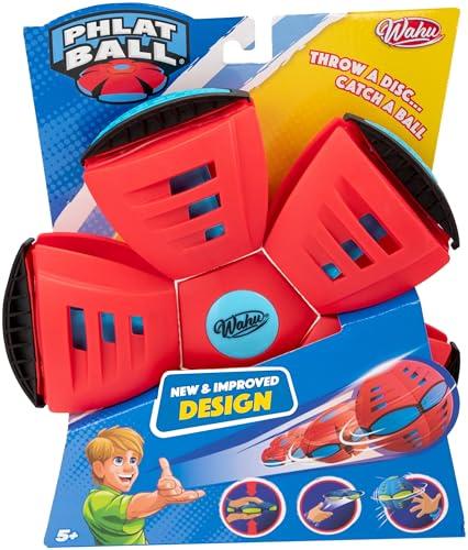 Wahu Phlat Ball Classic Rosso - Frisbee Volante Trasformabile in Pallone
