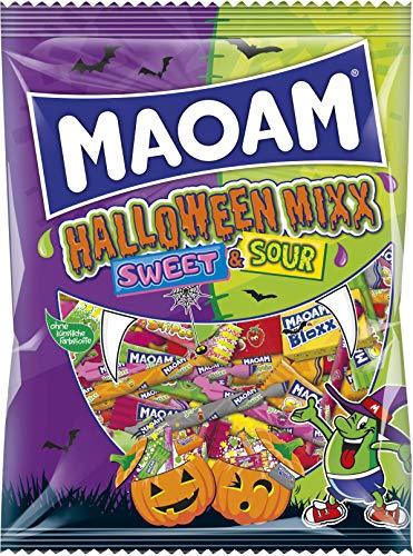 Haribo Maoam Halloween Mixx Sweet & Sour, Caramelle Toffee, Gusto Frutta E Cola, Ideali Per Feste E Halloween - 300gr