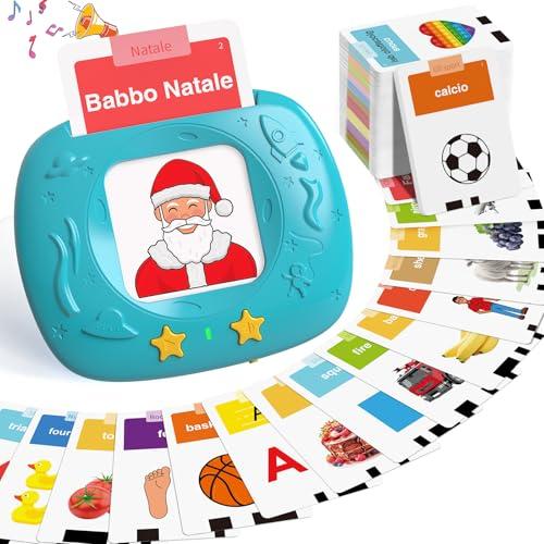 Flashcard Parlanti in Italiano per Bambini 2-6 Anni - HOMESTEC