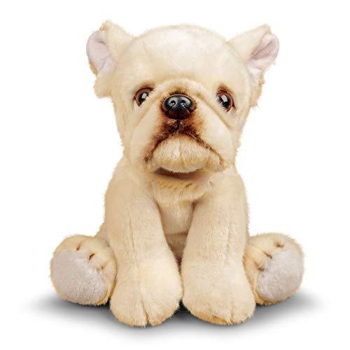 Animigos - Peluche Bulldog Francese Realistico, 23 cm