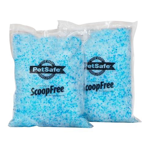 PetSafe Lettiera per Gatti in Cristalli Non Agglomeranti Blu Premium ScoopFree, Confezione Doppia
