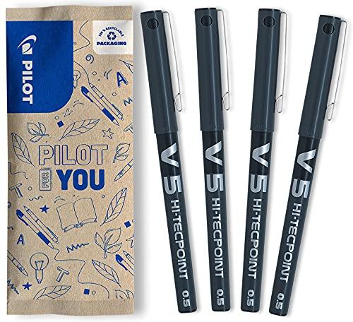 Pilot Hi-Tecpoint V5 Penna Roller Inchiostro Liquido 0.5mm - Nero