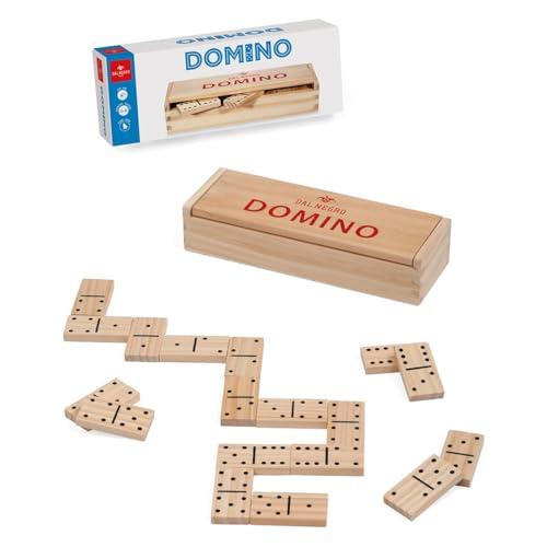 Dal Negro - Domino in legno con contenitore in bambù