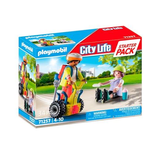 PLAYMOBIL Starter Pack 71257 Soccorso in Segway