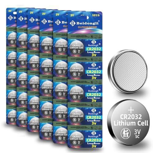 Batterie al Litio CR2032 3V - Confezione da 30